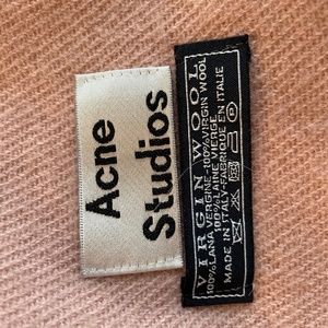 Acne studios wool scarf